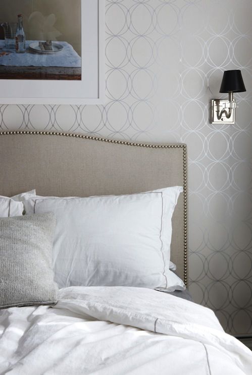  Luster NYC   Hotel chic style bedroom with Graham Brown Darcy