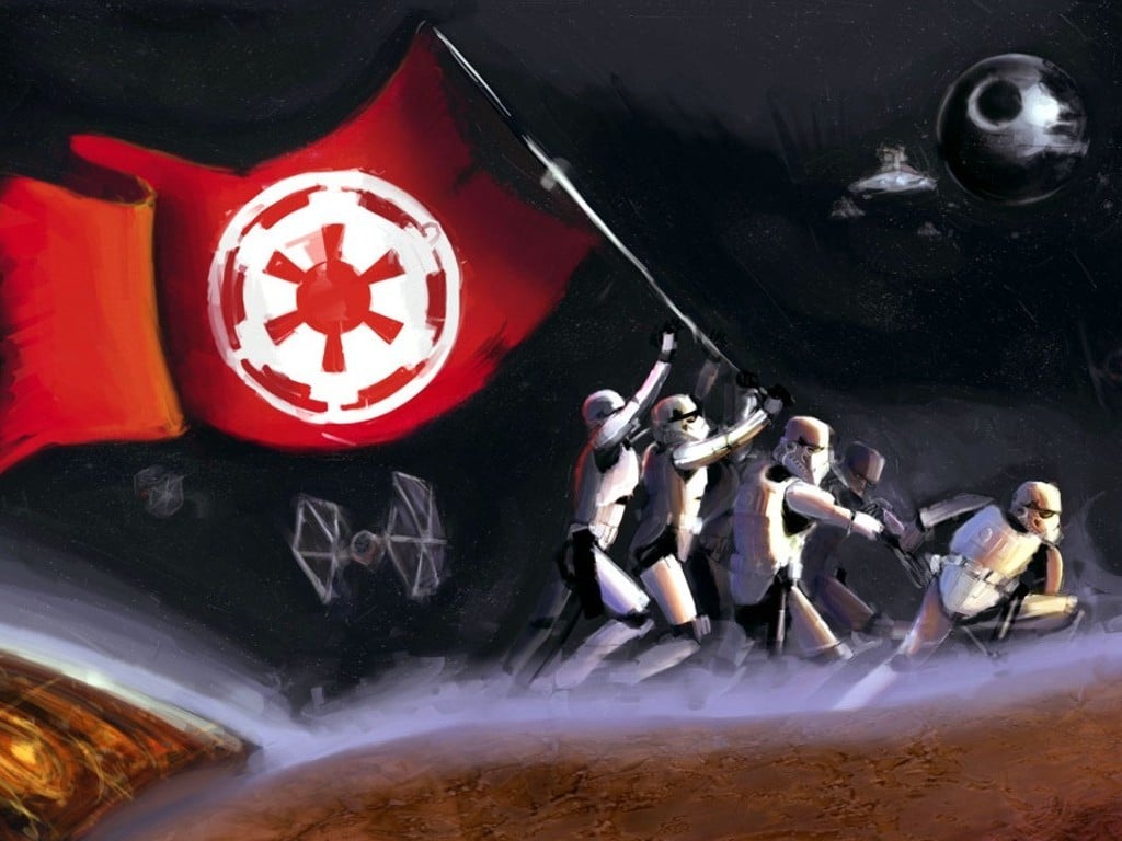 SuperHDpics Galactic Empire Iwo Jima War Memorial Star Wars
