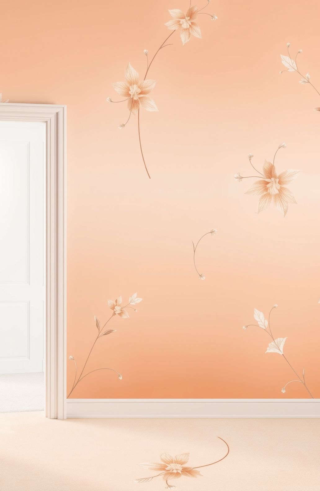 Peach Color Wallpaper