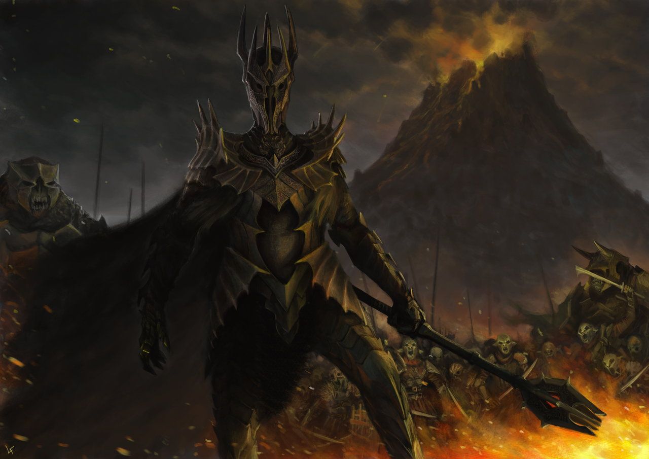 Dark Lord Sauron By Laslolf Lotr Witch King