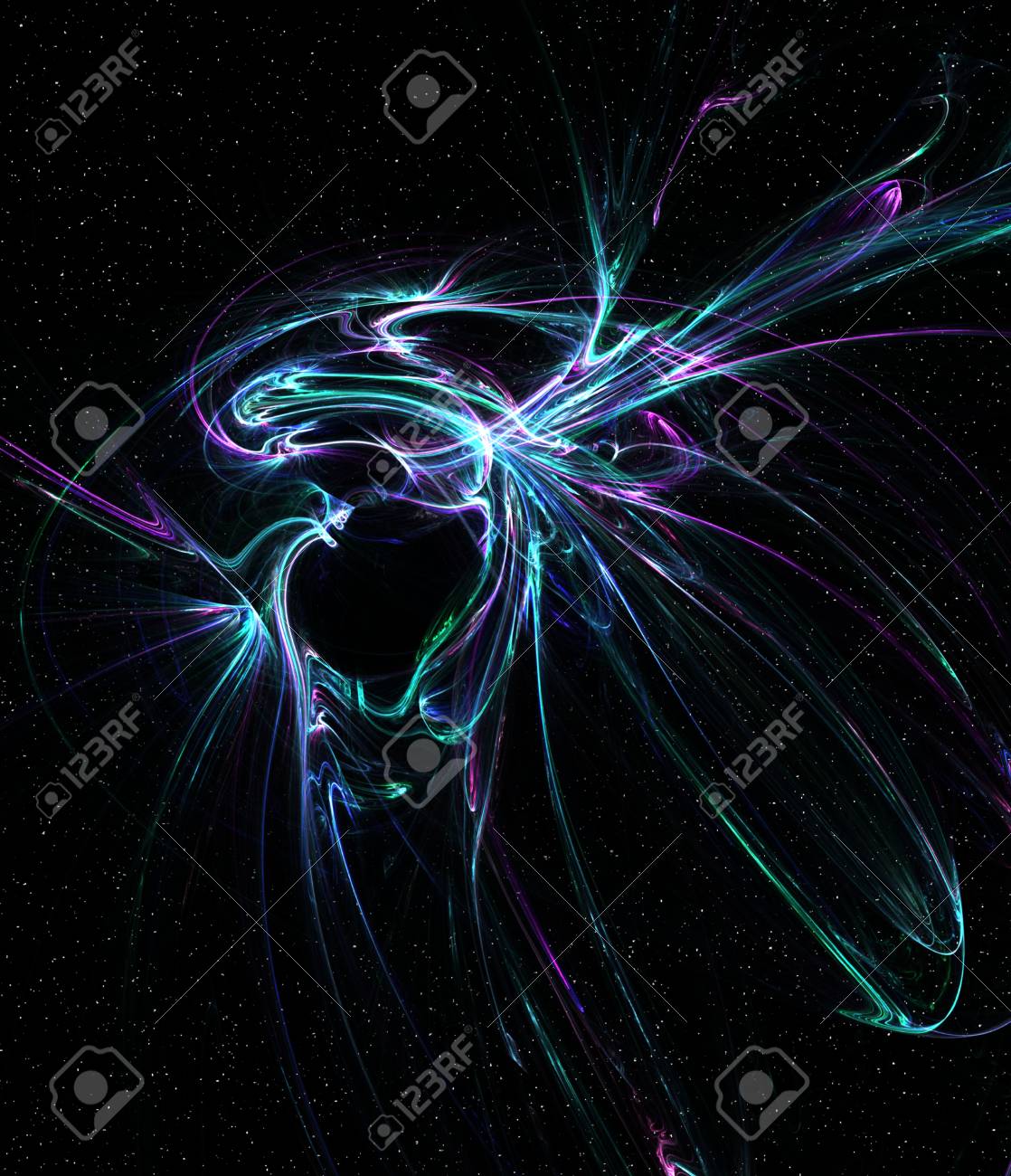 Space Fantasy Black Hole Anomaly Abstract Dark Background