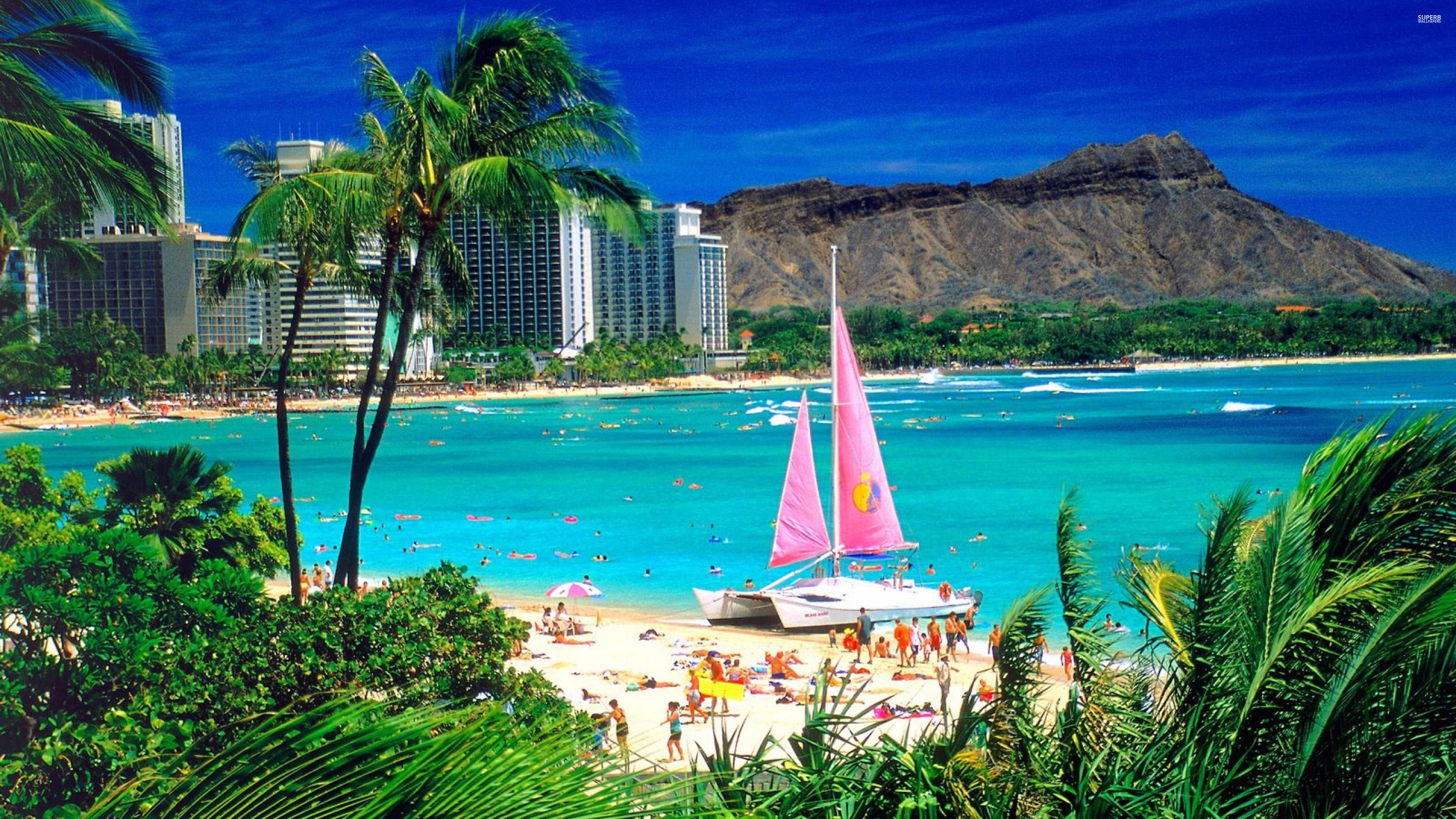 Waikiki Beach Wallpaper