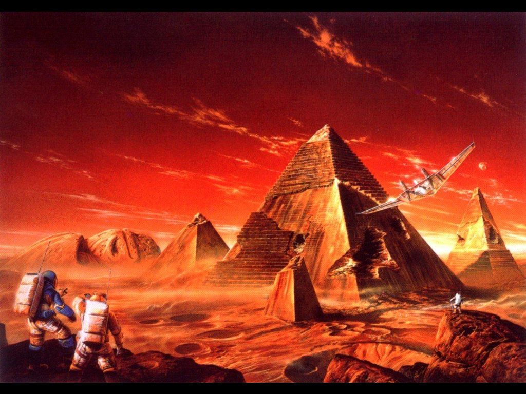 My Wallpaper Fantasy Alien Pyramids