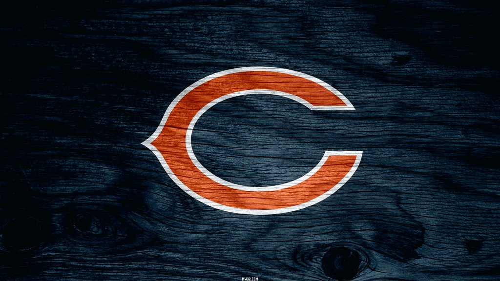 Chicago Bears Blue Weathered Wood Wallpaper For Phones And Tablets