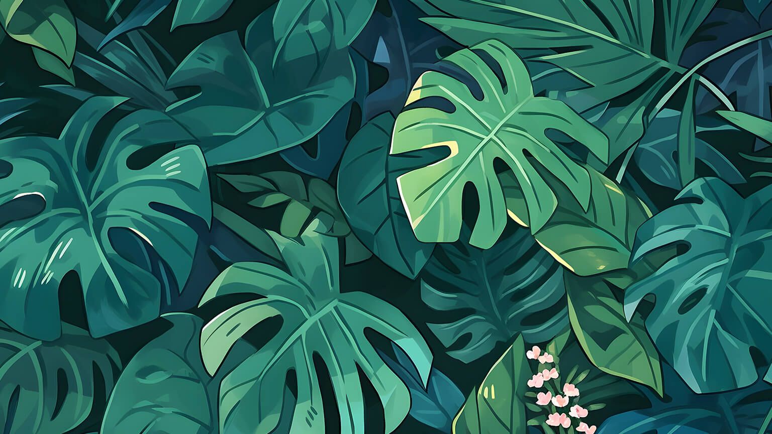 Leaves Aesthetic Wallpaper