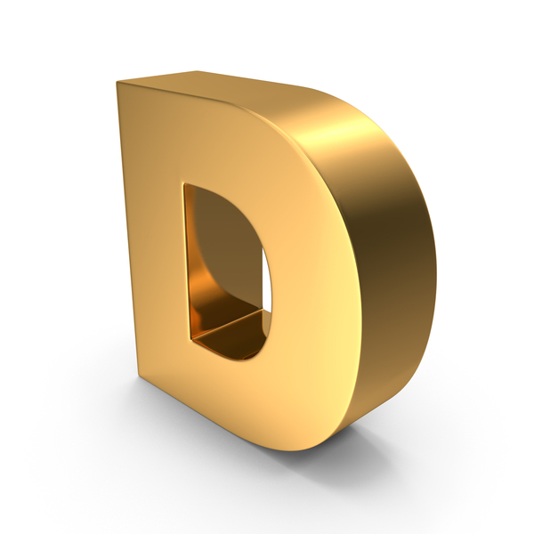 Gold Letter D Language 9k4e5mc Wallpaper