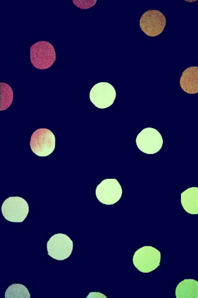 Polka Dots 3iPhone Wallpaper iPhone Things