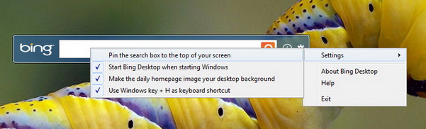Set Bing Home Image As Windows Wallpaper Using Desktop Apps
