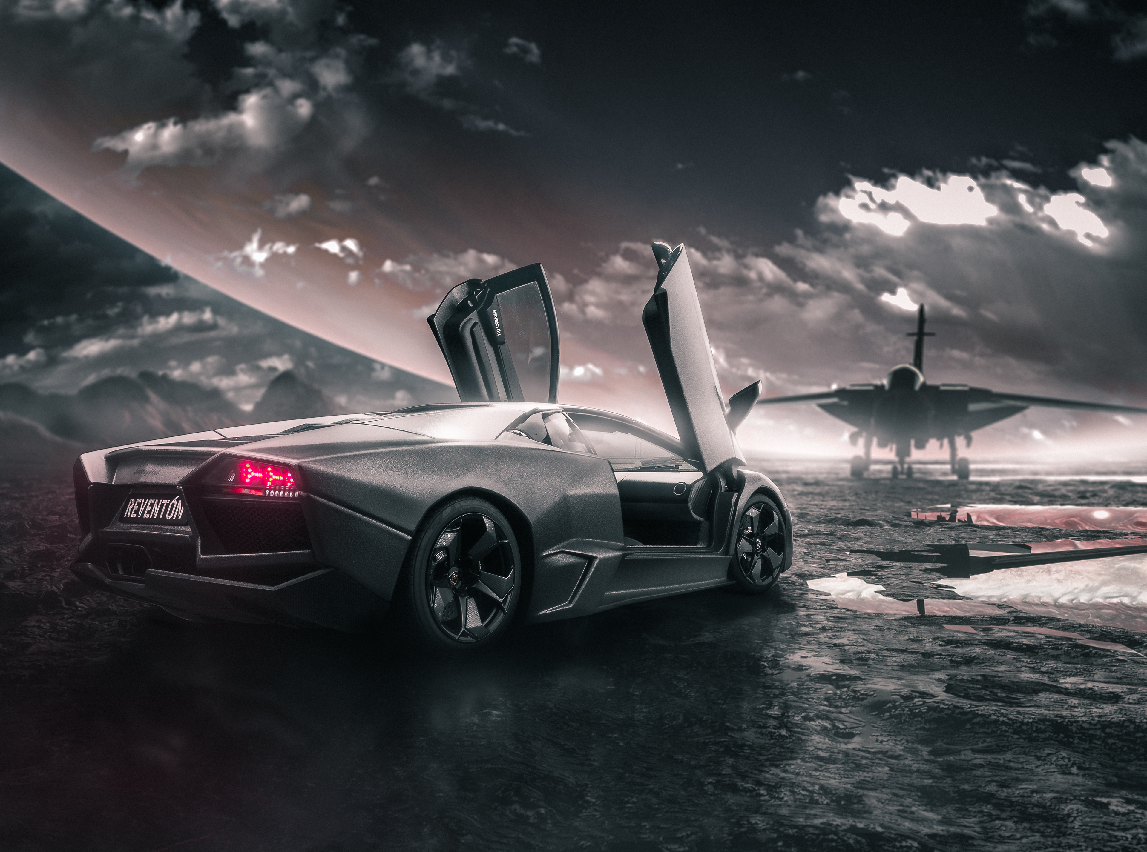 Lamborghini Revent N 4k Ultra HD Wallpaper Background Image