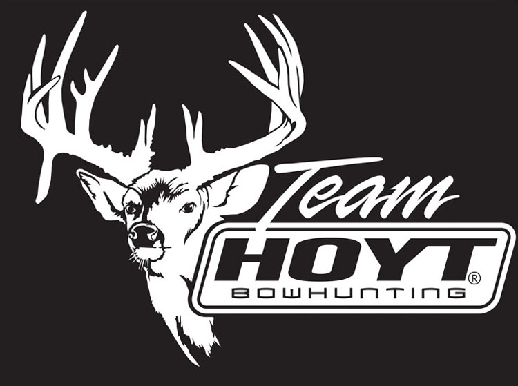 Hoyt Archery Decal Trash Buck Team Bowhunter X White