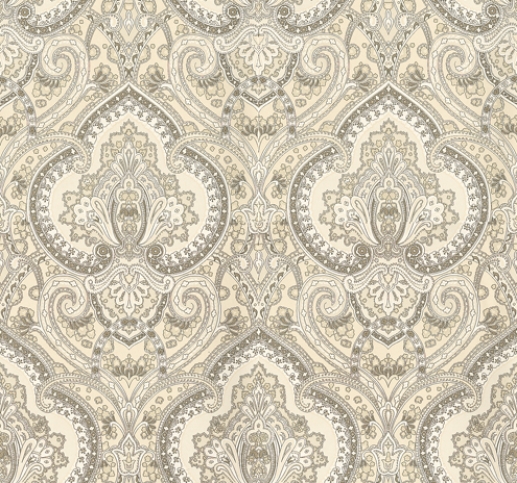 Wallpaper Paisley Damask An All Over Textured