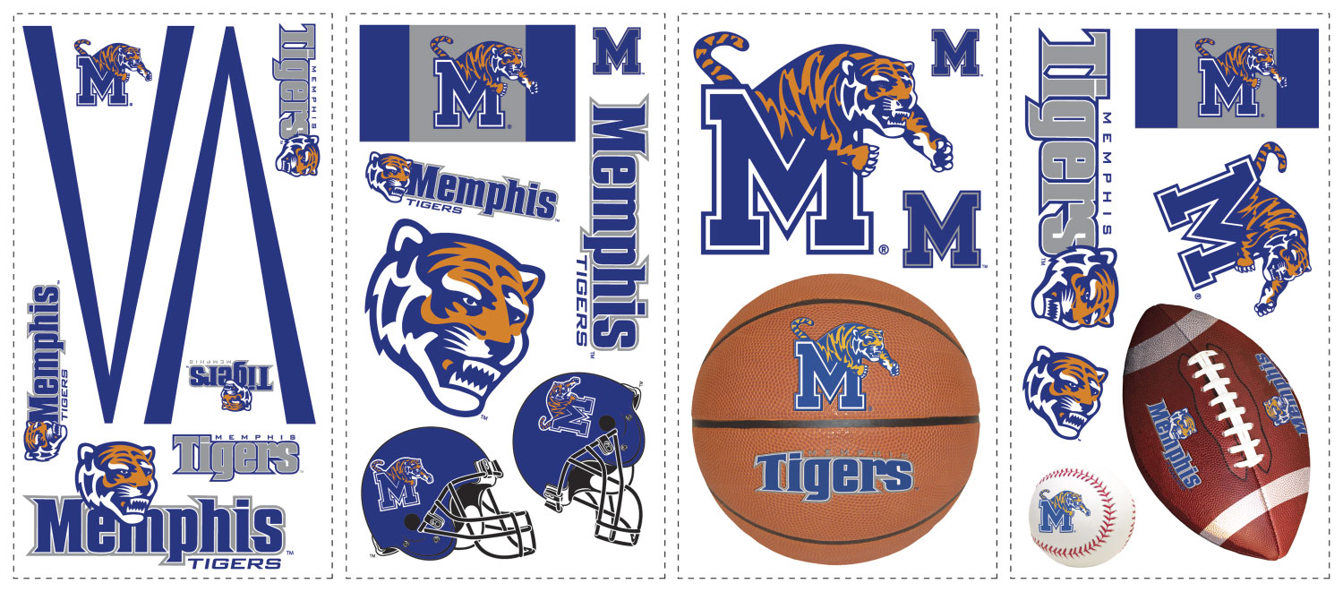 University of Memphis Tigers   Wallpaper Border