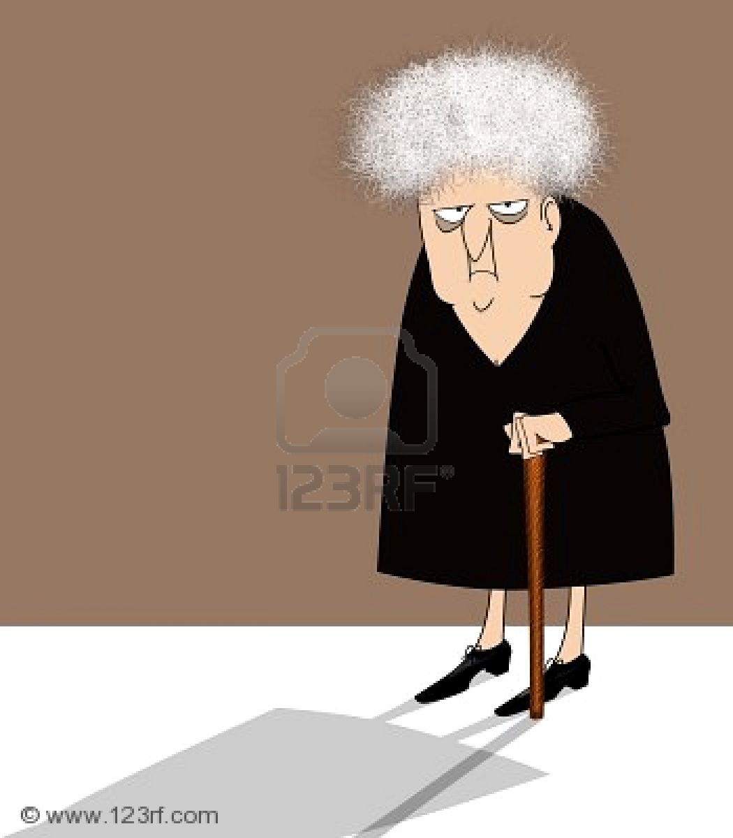 Funny Image Of Old Woman