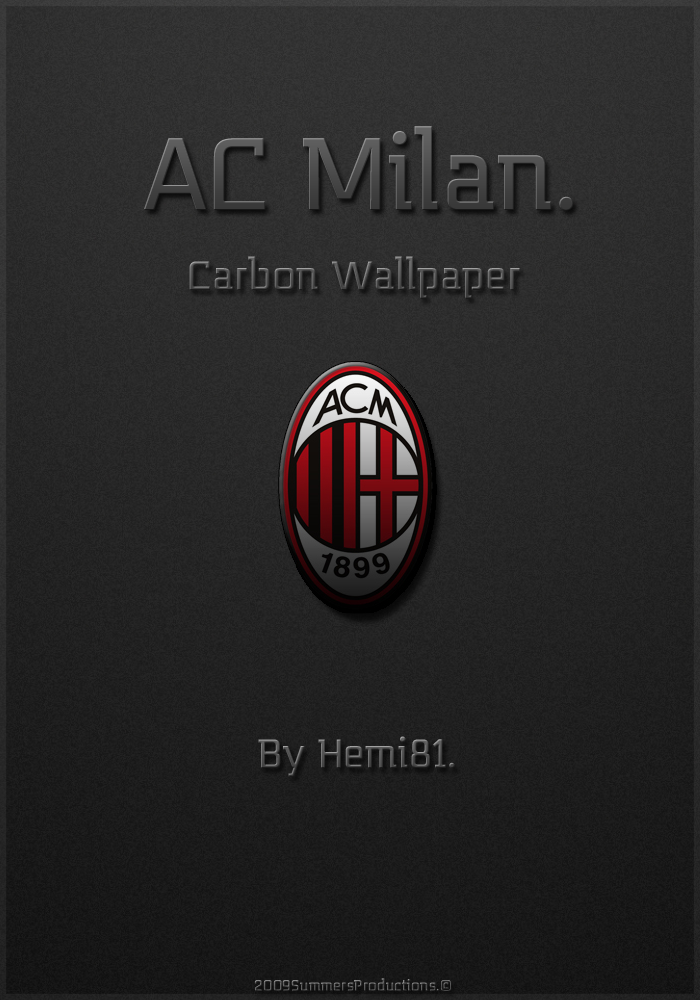 Ac Milan Carbon Wallpaper By Hemingway81