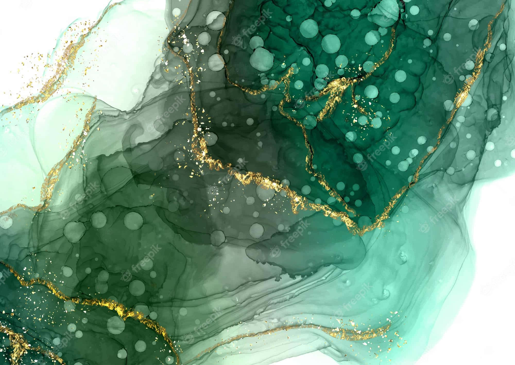 Smooth Mint Green Marble Surface Wallpaper