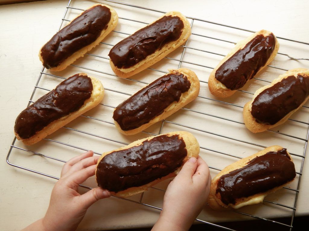 Chocolate Eclairs Recipe And Tips Food Sweets