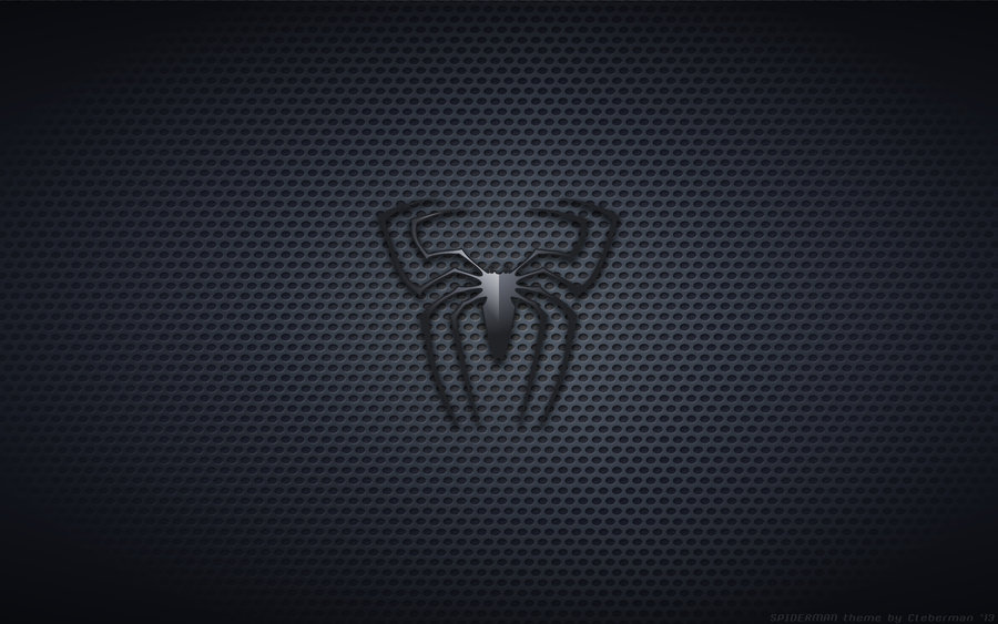 Wallpaper Spider Man Black Suit Movie Logo By Kalangozilla On