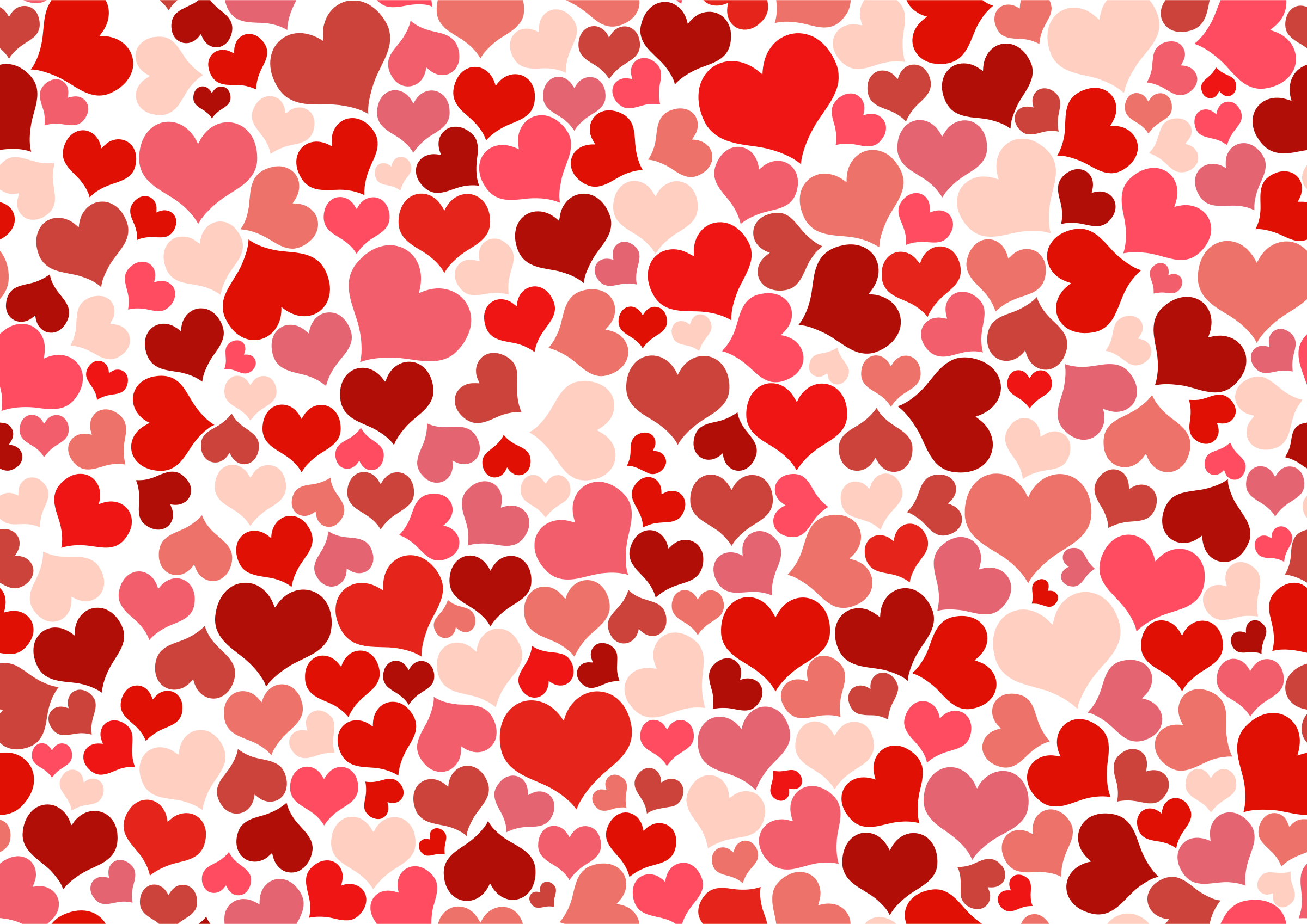 Clipart   Hearts Background
