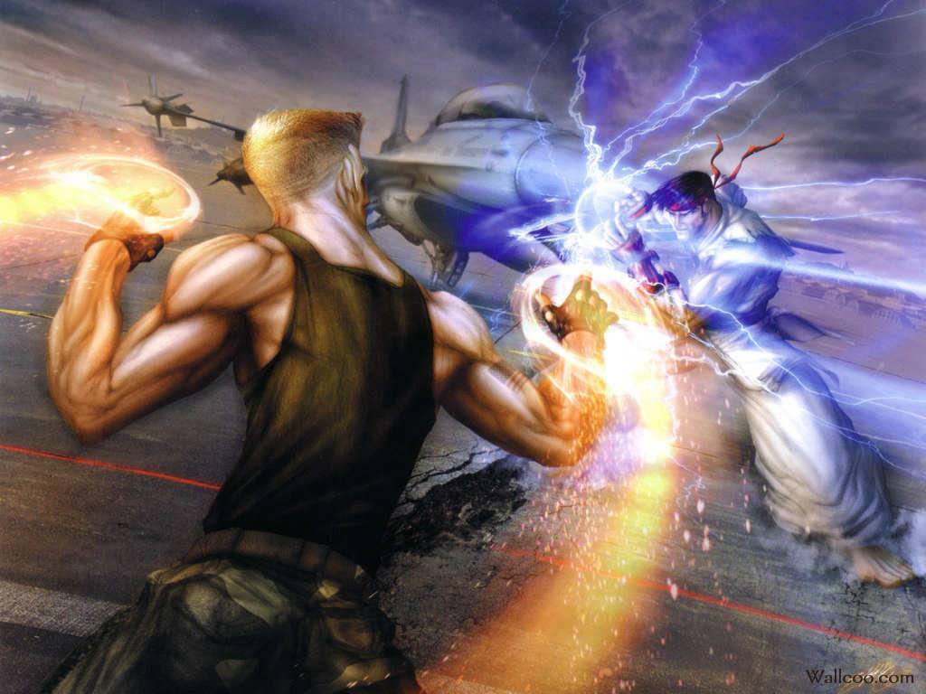 Amazing Street Fighter Artbook Guile And Ryu
