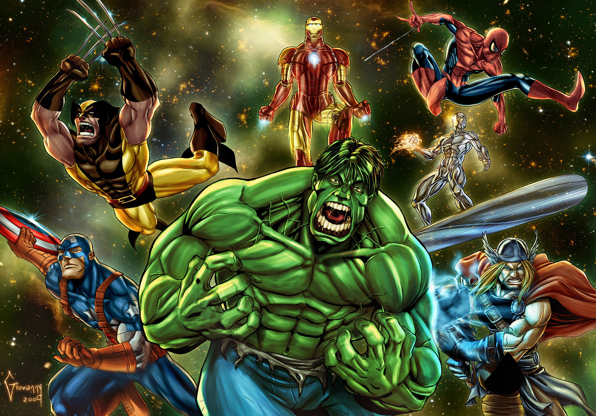 Marvel Super Heroes By Matelandia
