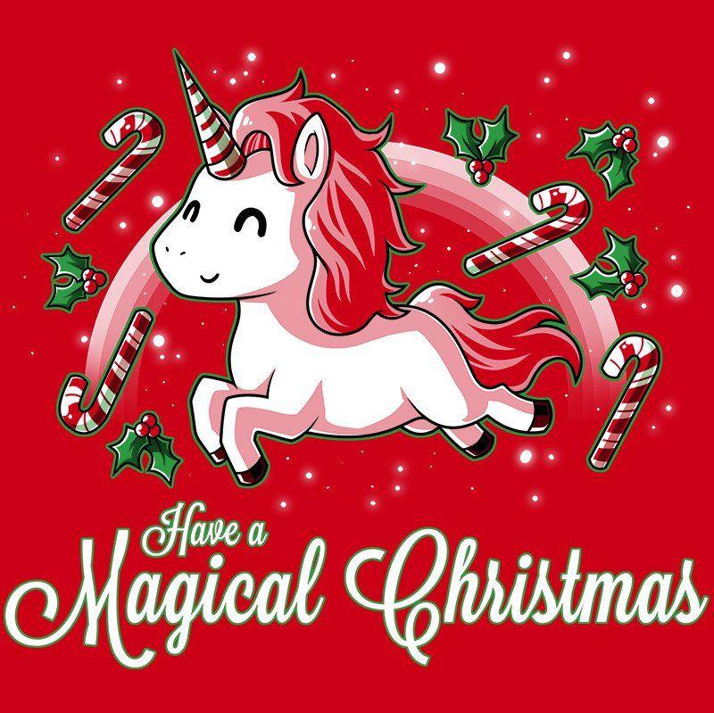 WANT WANT WANT Christmas unicorn Magical christmas Cute