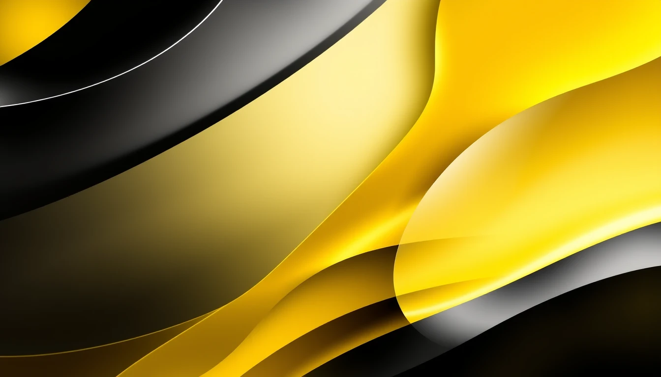 Black And Yellow Hd Wallpaper