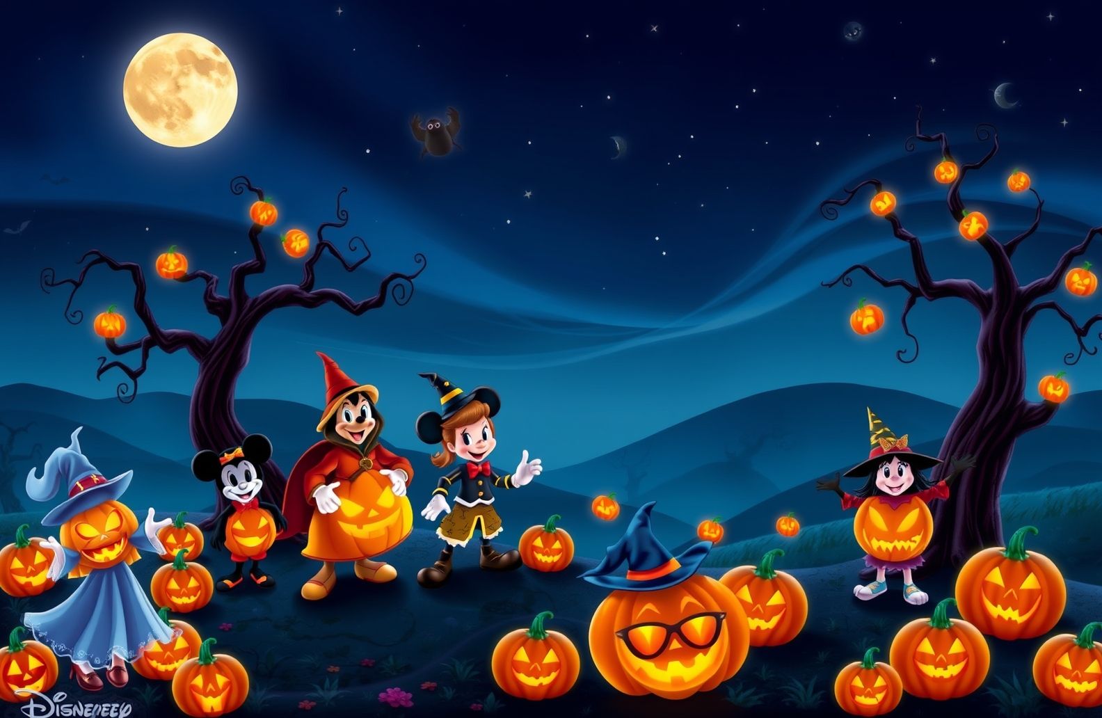 Disney Halloween Wallpaper Background