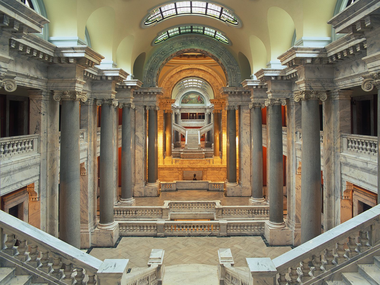 Interior Of The State Capital Building Frankfort Kentucky   Usa