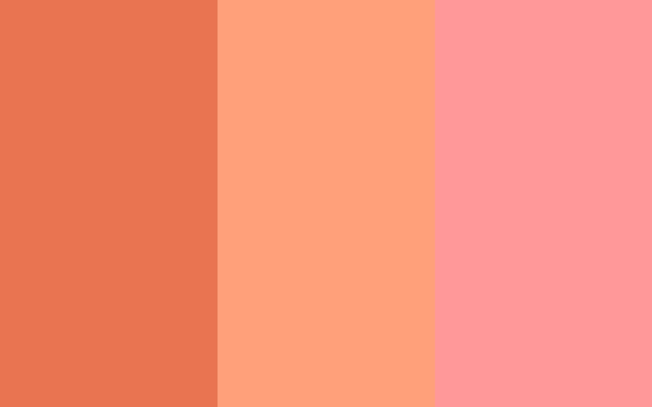 Red Ochre Light Salmon And Pink Three Color Background