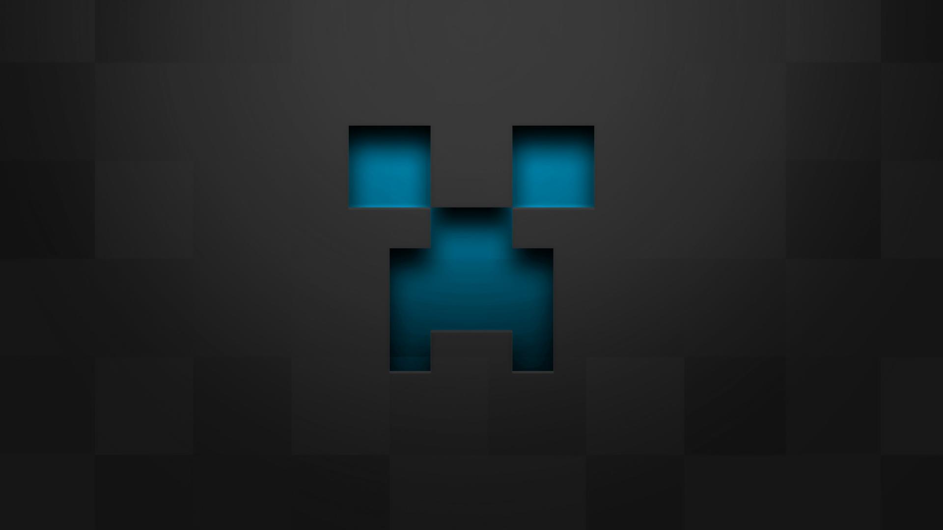 Free Download Minecraft Blue Creeper Gray Pixelart Wallpaper 88756 Images, Photos, Reviews