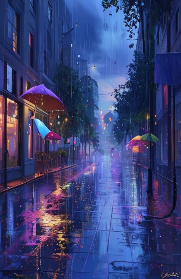 Raining Aesthetic Wallpaper