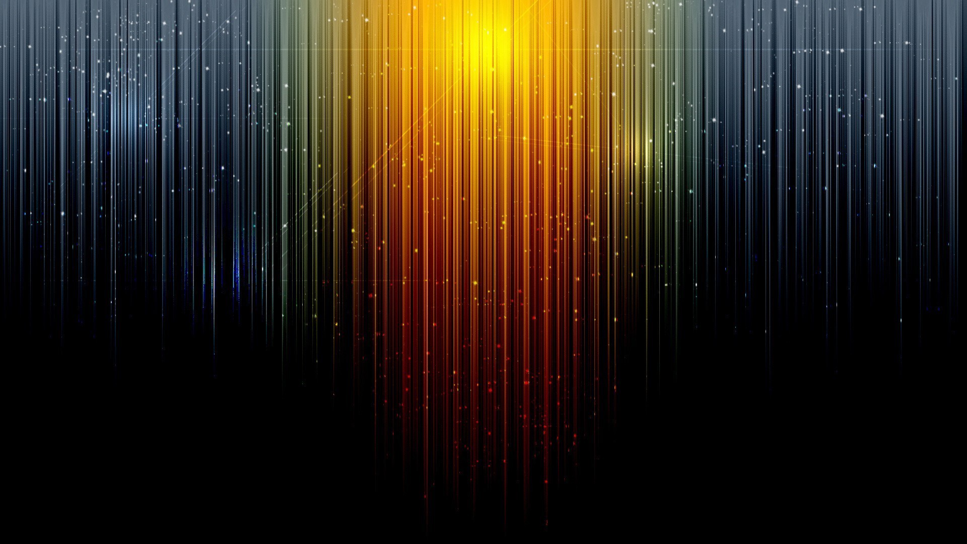 Glowing Vertical Lines HD Wallpaper