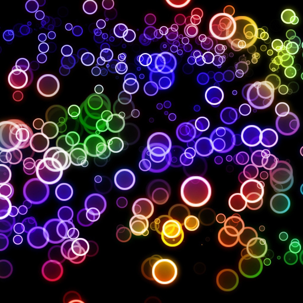 Colorful bubbles iPad Wallpaper and iPad 2 Wallpaper