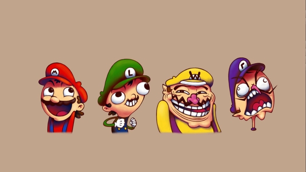 Waluigi Trolls Wallpaper Mario Desktop