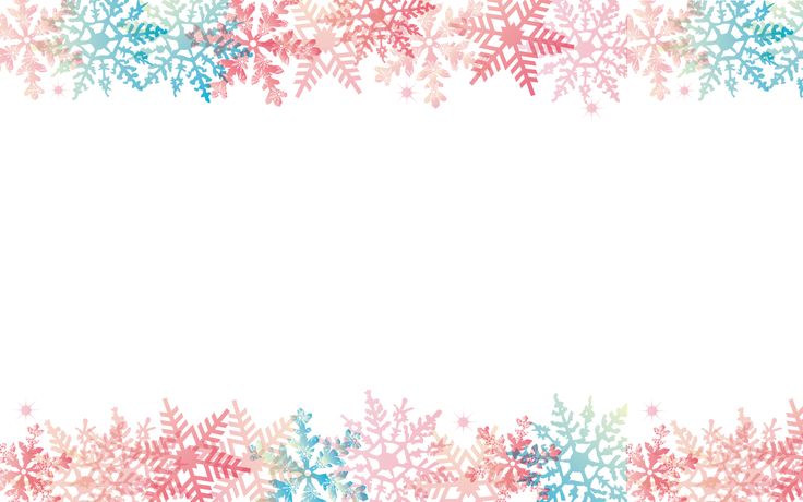 Snowflakes Cute Christmas Desktop Background S