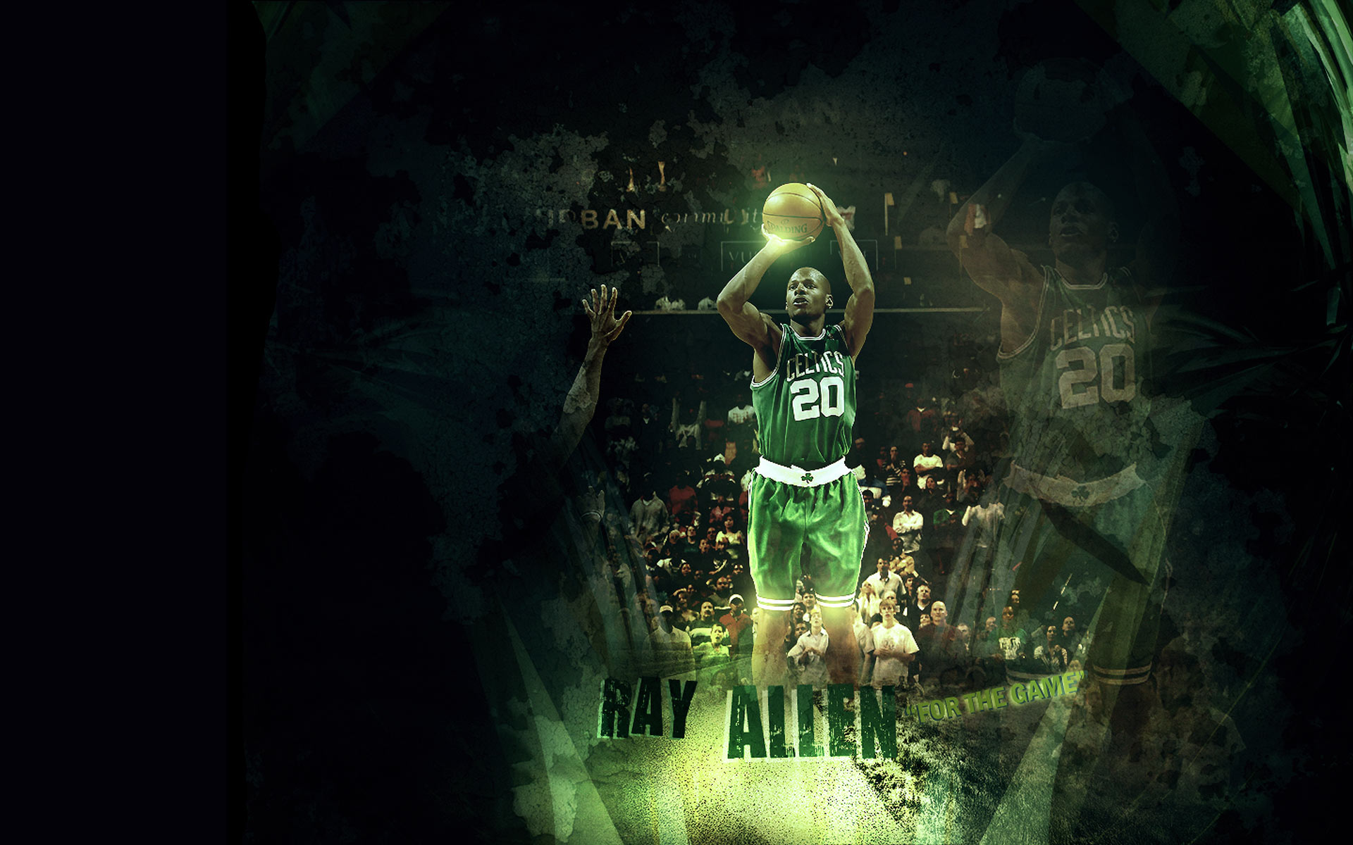 Ray Allen Of The Celtics Wallpaper