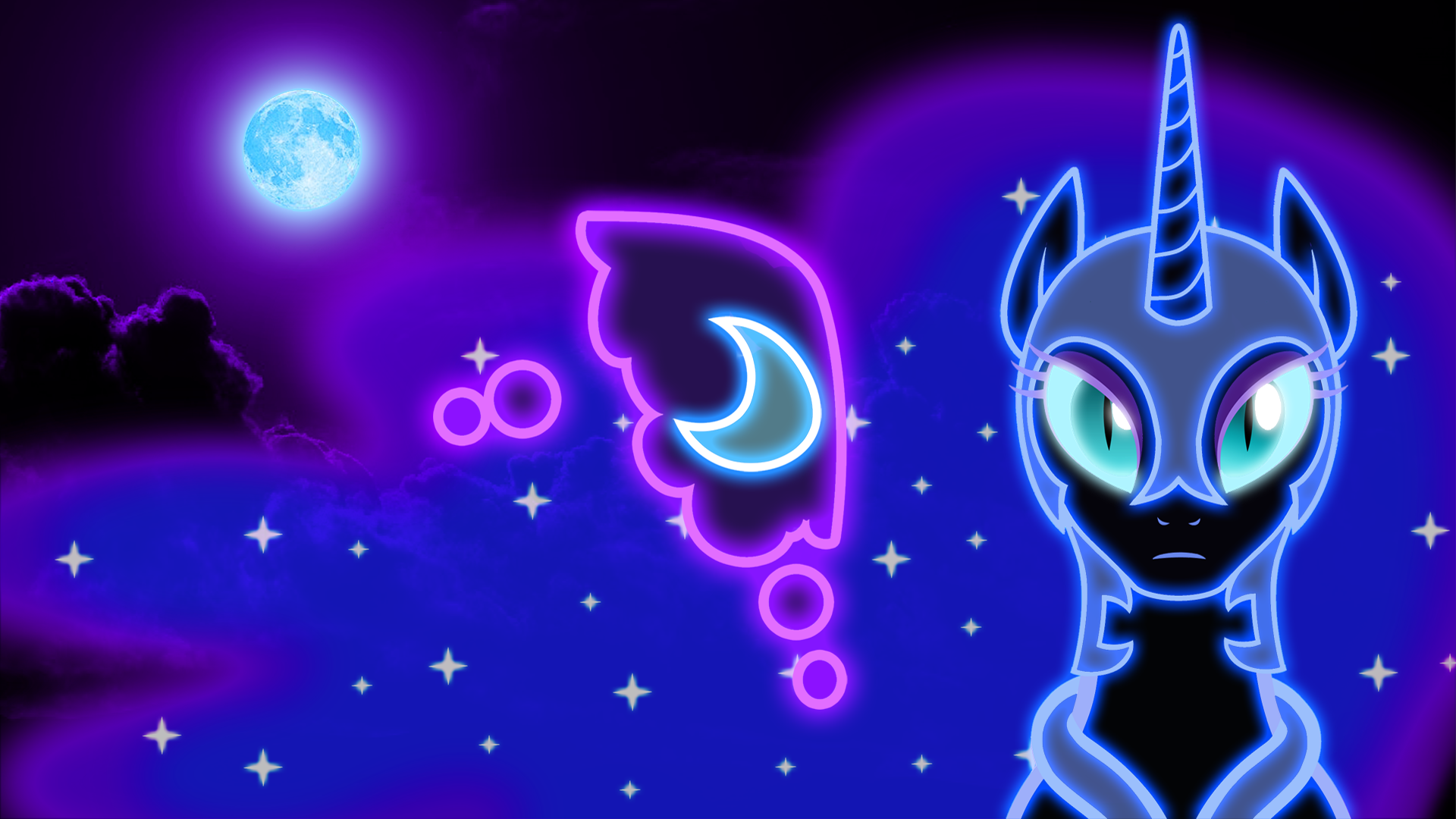 Wallpaper Neon My Little Pony Colecci N Personal