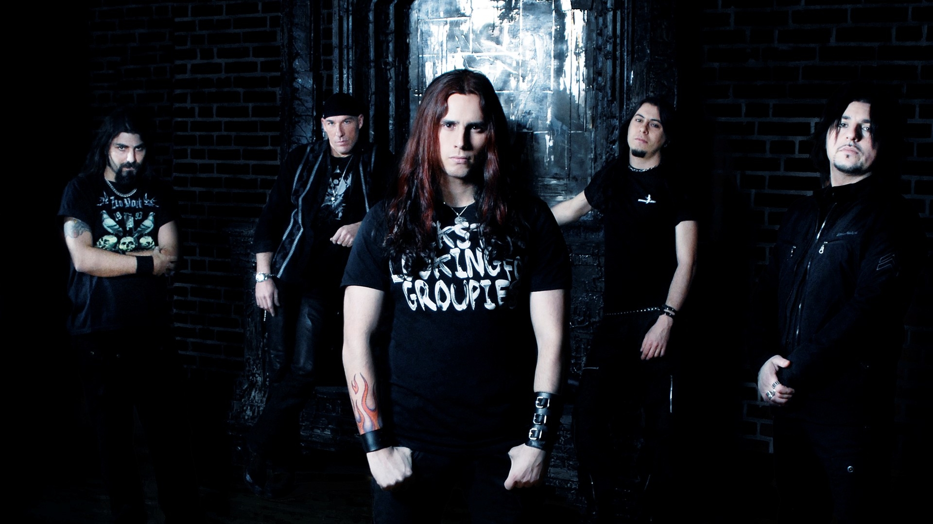 Wallpaper Firewind Band Tattoo Hands Wall