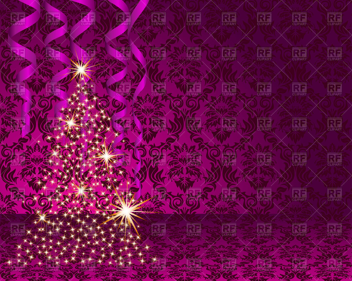 Beautiful Christmas Wallpaper Vector Image Of Background