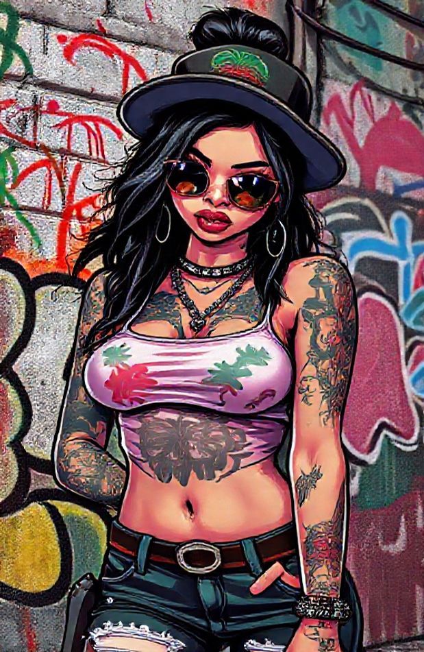 Mexican Gangster Girl Wallpaper
