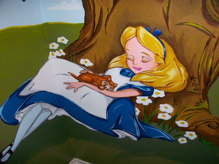 Alice In Wonderland Mural By Wicked