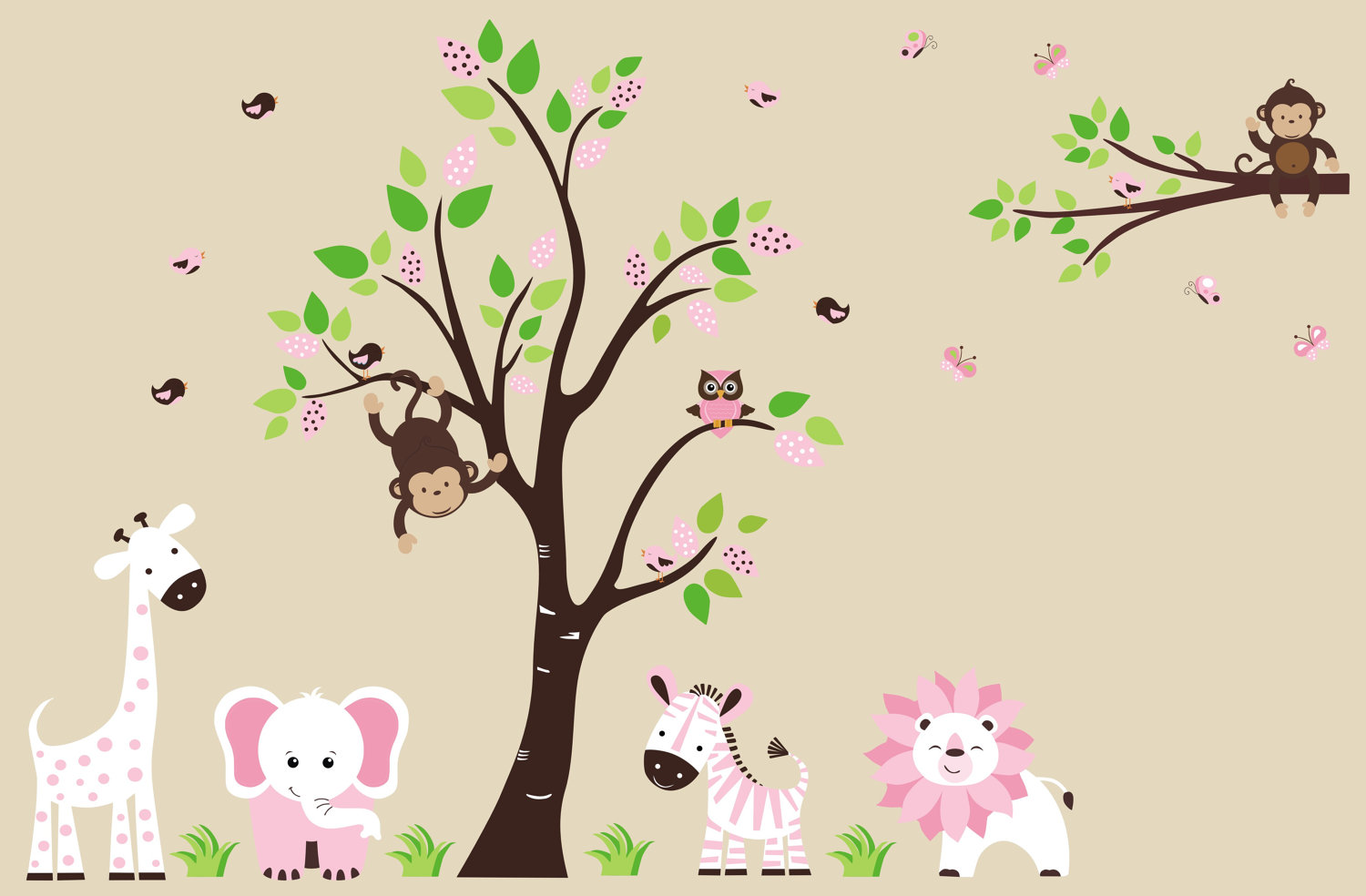 Animal Wallpaper For Nursery - Wallpapersafari