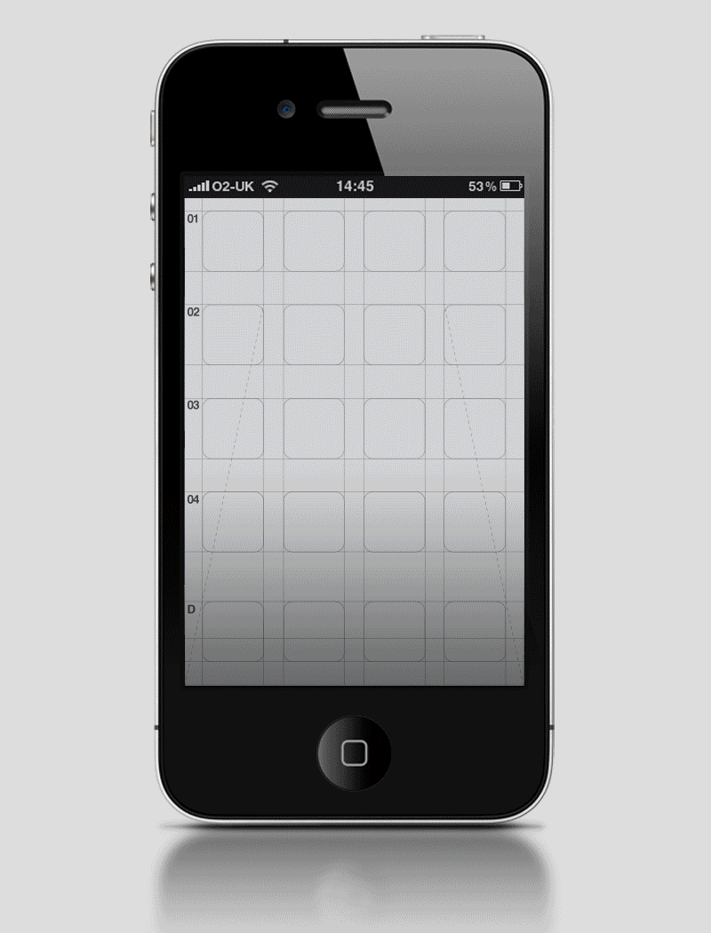 iPhone App Grid Wallpaper Effektive Graphic Design Ui And