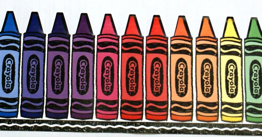 Crayola Crayons Wallpaper Border 20b10 Kj0325bd