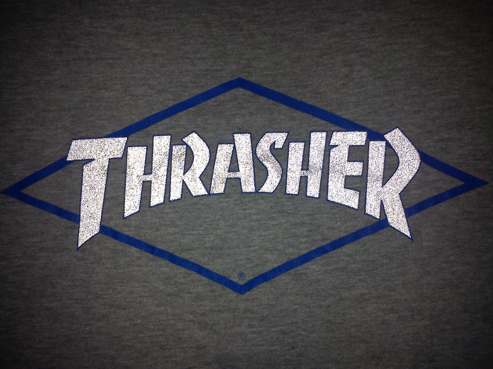  Wishlists WL 1225 Thrasher Magazine Reflector Grey T Shirt