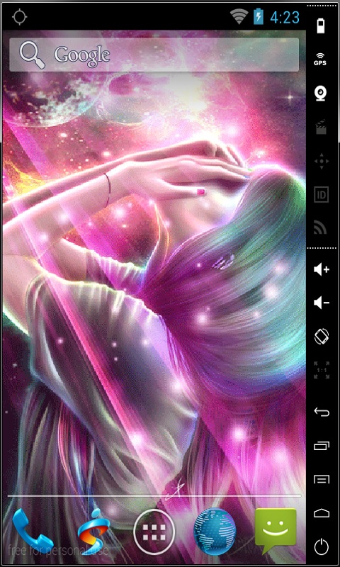 Download free Anime Girl World Live Wallpaper apps for Android phone