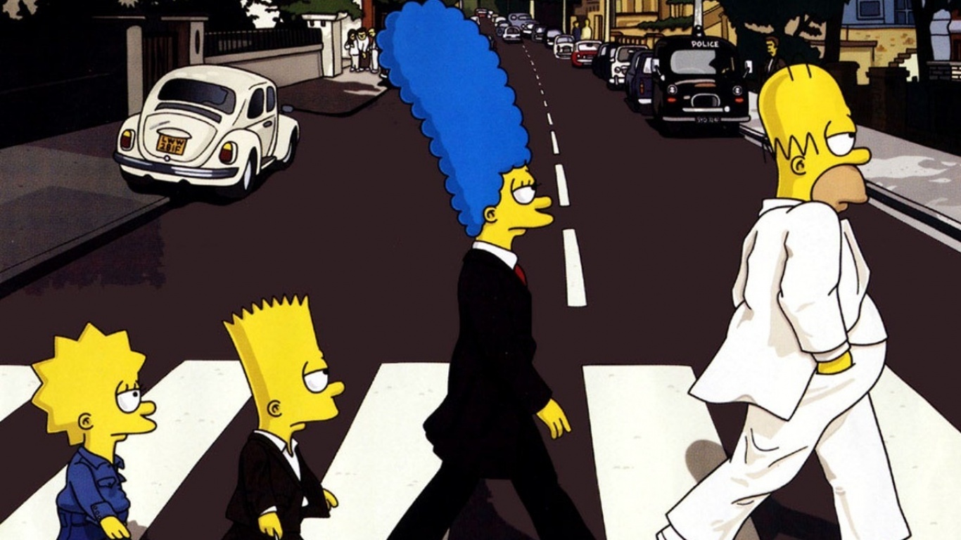 Simpsons Beatles Wallpaper And Image