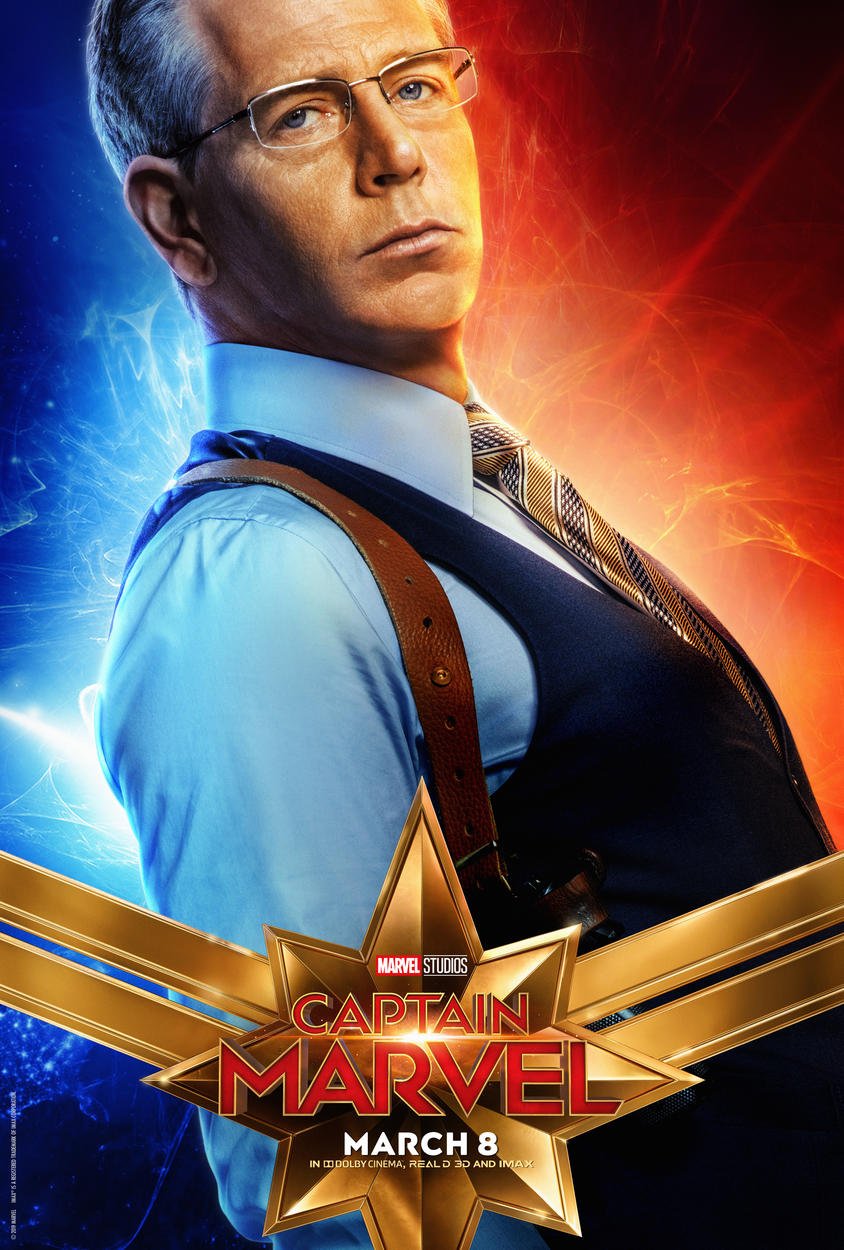 Captain Marvel Character Posters Carol Danvers Goose The Cat