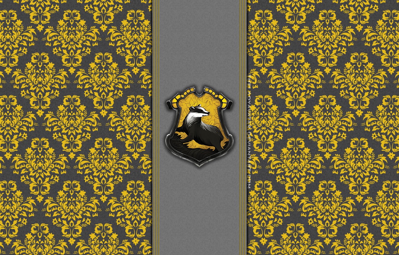 Wallpaper Pattern Harry Potter Hogwarts Badger Deviantart