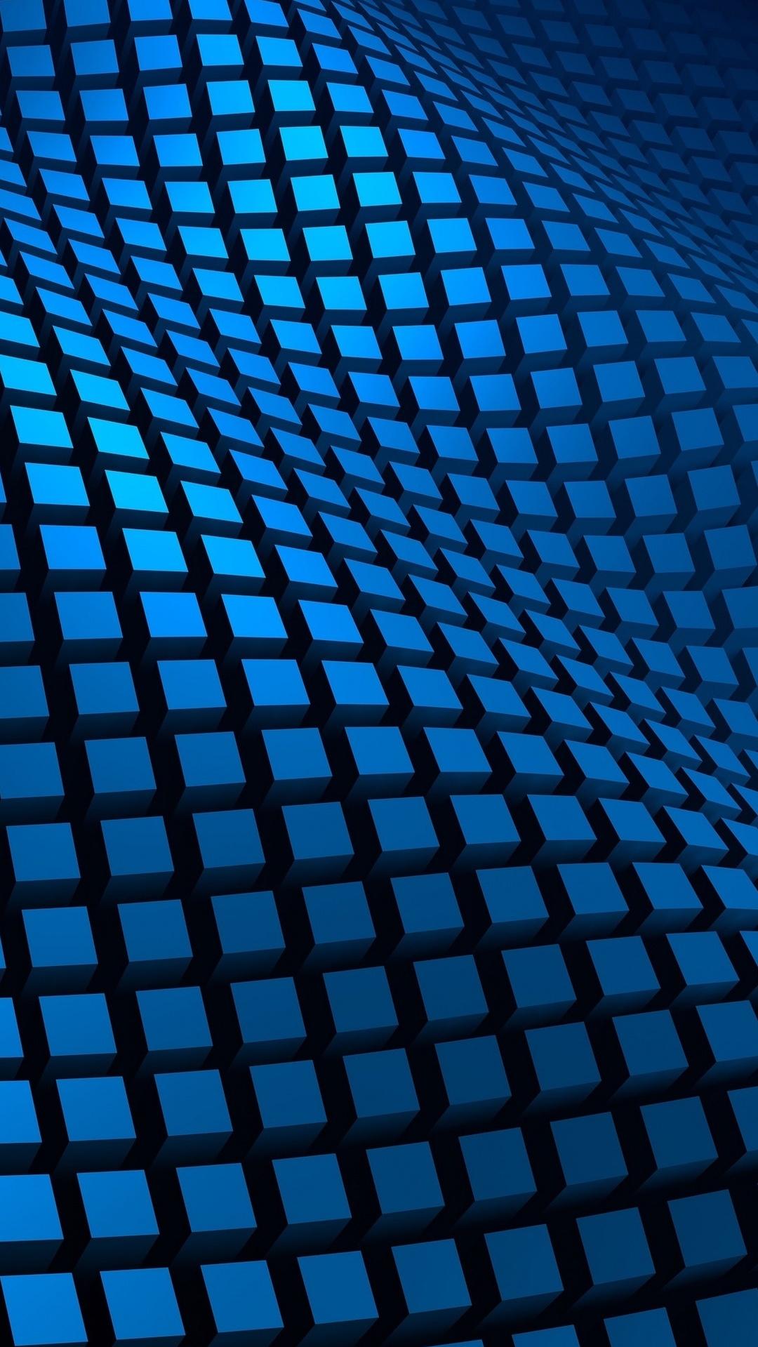 1080x1920 1080x1920 pattern abstract 3d blue digital art hd
